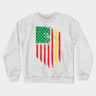 Juneteenth American Flag Crewneck Sweatshirt